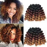 Ombre High Temperature Fiber Hair Extensions for Women's Fashion - Himpall